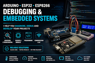 develop and debug arduino, esp32 and esp8266 projects