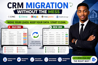 do cinc chime zoho real geeks and totalbrokerage crm migration real estate