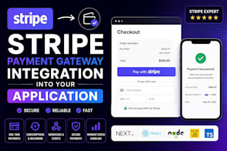 integrate stripe payment gateway into your application