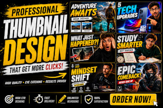 design clickbait youtube thumbnail