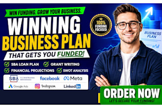 write grant funds professional sba loan business plan financial projections swot