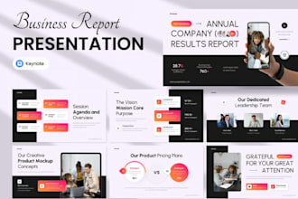 create annual report corporate report business report layout