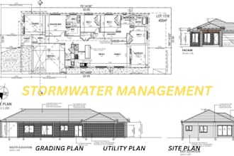 civil engineer stormwater grading utility site city permit hydraulics swppp