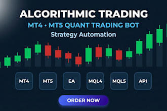 develop automated algo trading quant trading bot, quant bot, quant automation