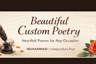 heartfelt custom poems for you