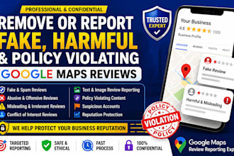remove or report negative, defamatory and harmful google maps business reviews