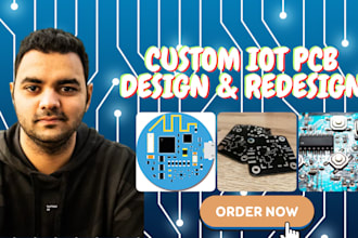 do essp32, stm32, compute module,ble, sensor iot pcb design and power electronic