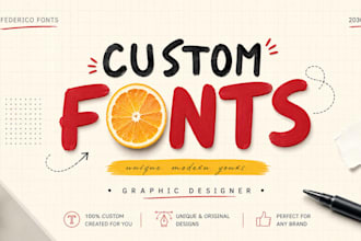 design a custom font or typeface for your brand