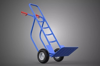 design model wheelbarrows, trowels, hand truck, garden tools, agricultural tools