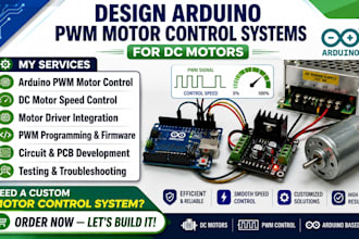 design arduino pwm motor control systems for dc motors