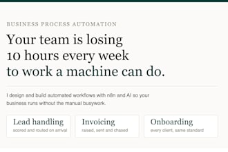 design and automate your business workflows with n8n and ai