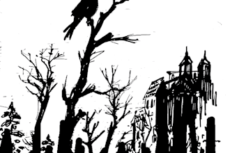 create an expressive traditional ink illustration