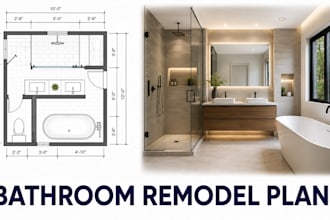 design bathroom remodel floor plans renovation residential architecture cad