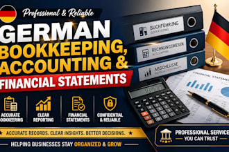 do german bookkeeping, accounting and financial statements
