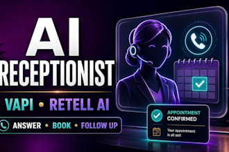 build ai receptionist for appointment booking and customer calls