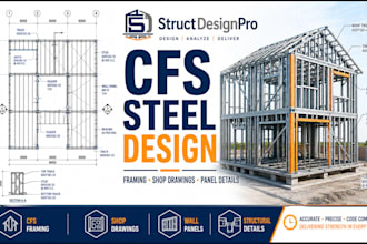 design cfs framing and create cold formed steel shop drawings