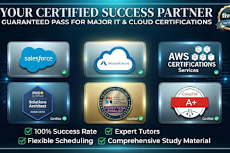 help to get salesforce microsoft azure comptia scrum pmp certifications