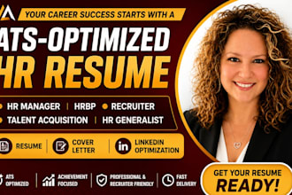 write human resources resume for HR manager, hrbp, recruiter, talent acquisition