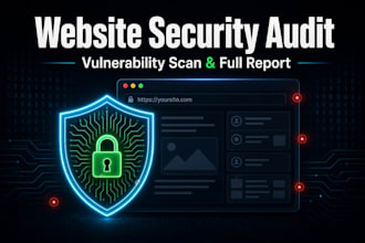 perform a website security audit and vulnerability scan