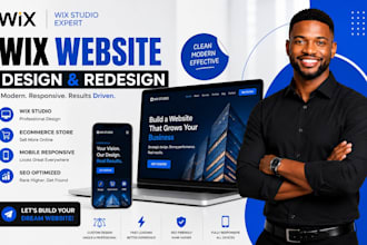 design wix studio landing page wix website redesign wix ecommerce wix cms