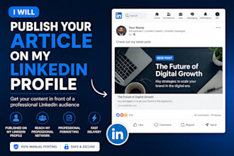publish your article on my linkedin profile