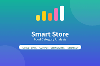 analyze korean smart store food categories and products