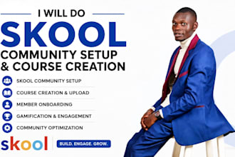 skool community setup course creation onboarding