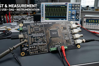 design test measurement pcb for electronic testing and instrumentation usb pcb