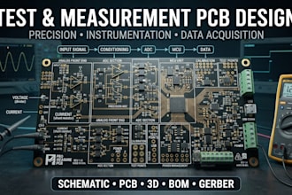 design test measurement pcb for electronic testing and instrumentation usb pcb