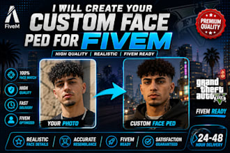 create your custom face ped for fivem