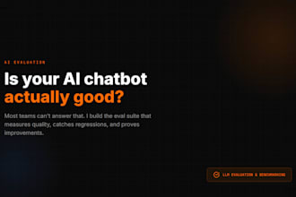 build an ai eval suite to benchmark your llm chatbot quality