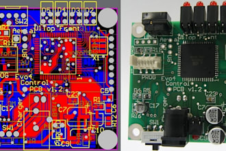 design pcb, pcb schematic, pcb circuit, fabrication gerber and bom