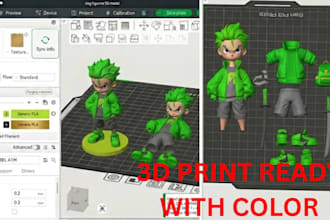 convert stl to 3mf, color paint and split stl for bambu lab multicolor printing