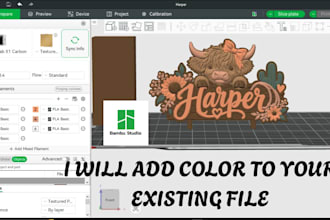 colorize your 3d model convert stl to 3mf split multicolor for bambu 3d printing