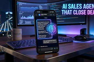 build a conversational ai sales agent for telegram and whatsapp