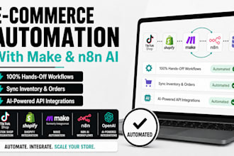 automate your shopify or tiktok shop using make and n8n