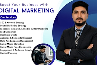 create a complete digital marketing strategy to promote your business