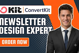 setup convert kit design kit newsletter kit landing page kit email sequence