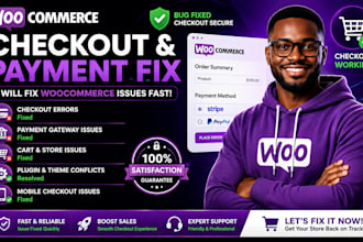 fix woocommerce checkout, payment gateway and store issues