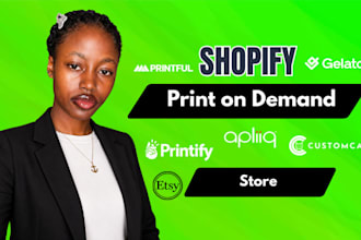 do etsy shopify print on demand store printify etsy pod printful print on demand