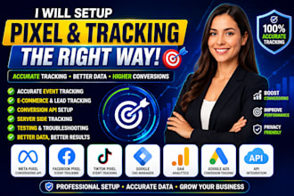 setup meta pixel facebook pixel tiktok pixel API GTM ga4 google ads tracking