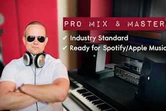 professionally mix and master your rap, trap or hip hop song