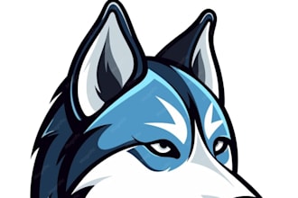 design goofy looking dog logo
