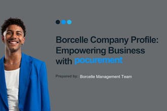 design supplier company profile for procurement and corporate buyers