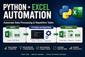 automate excel data processing using python