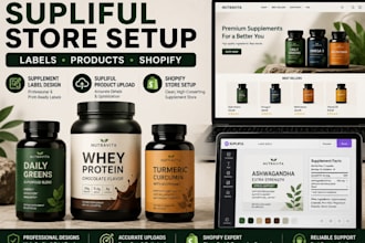 design supliful supplement label upload supliful products supliful shopify store