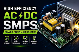design high efficiency ac dc smps power supply hardware