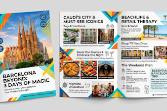 design a proffesional travel brochure ,flyer or tourism brochure