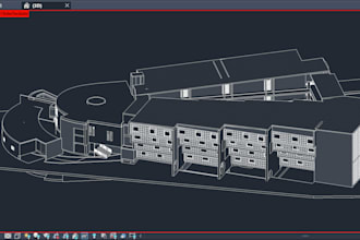 create a professional revit 3d architectural model
