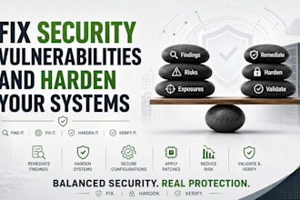 fix security vulnerabilities and harden your systems